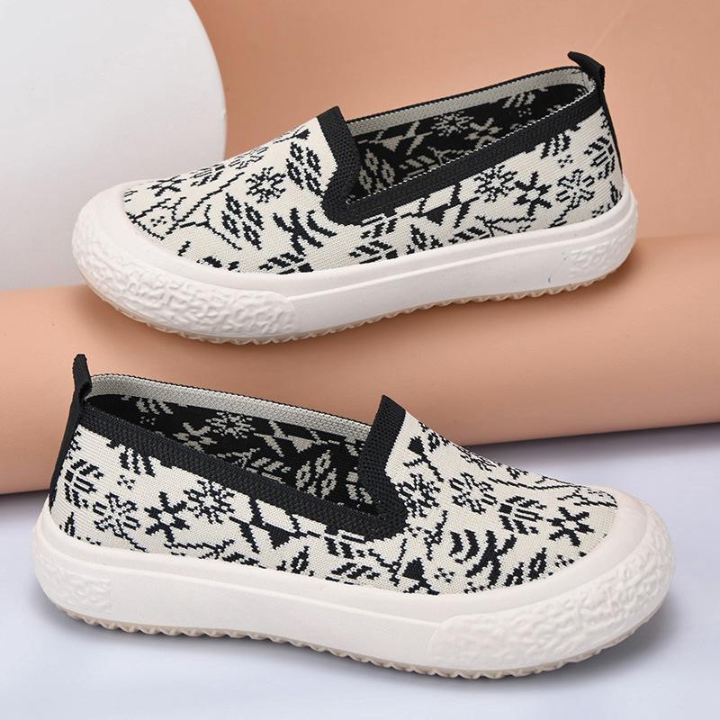 Shoes Women's 2025 Spring and Autumn Thin Xiaoxiangfeng Fisherman Shoes One Pedal Casual Mom Shoes Breathable Platform Sneakers