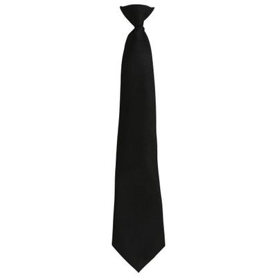 Unisex Adult Colors Fashion Plain Clip-On Tie