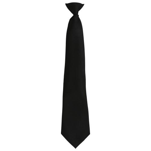 Premier Men's Green Unisex Adult Colors Fashion Plain Clip-On Tie One 18In