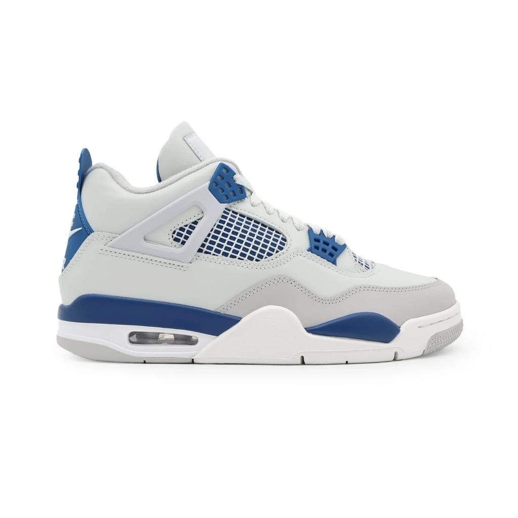 FV5029-141 Nike Air Jordan 4 Retro Industrial Military Blue Neutral Grey (Men's)