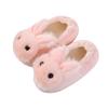 Kinder warme rutschfeste Cartoon Fluffys Kaninchen Baumwolle Hausschuhe Kinder Hausschuhe