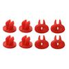 NEW Shield Nut Set Nylon Of 30 Parts Red Under-Body