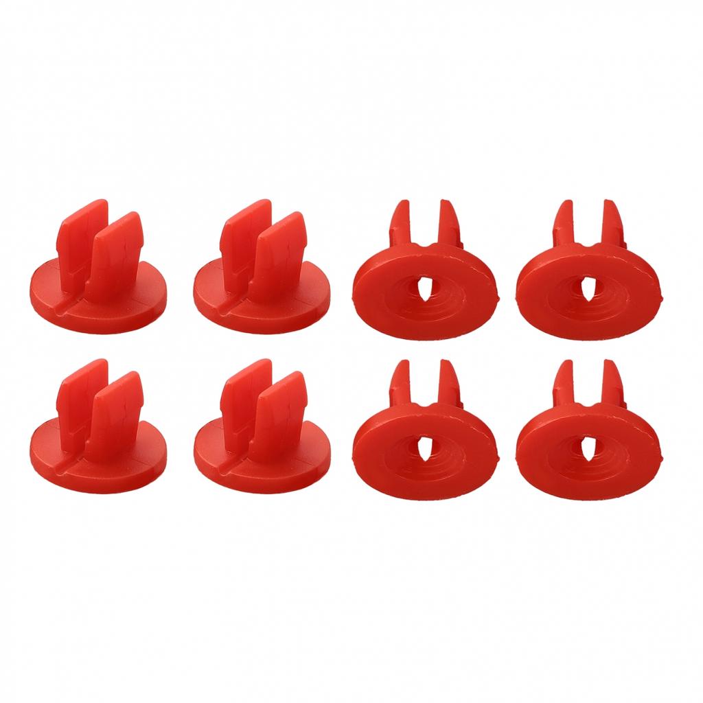 NEW Shield Nut Set Nylon Of 30 Parts Red Under-Body