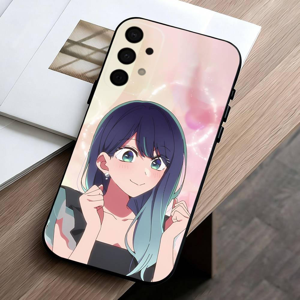 O-Oshi No Ko A-Anime Phone Case For Samsung Galaxy A73,A72,A71,A70,A53,A52,A51,Soft Silicone Black Cover