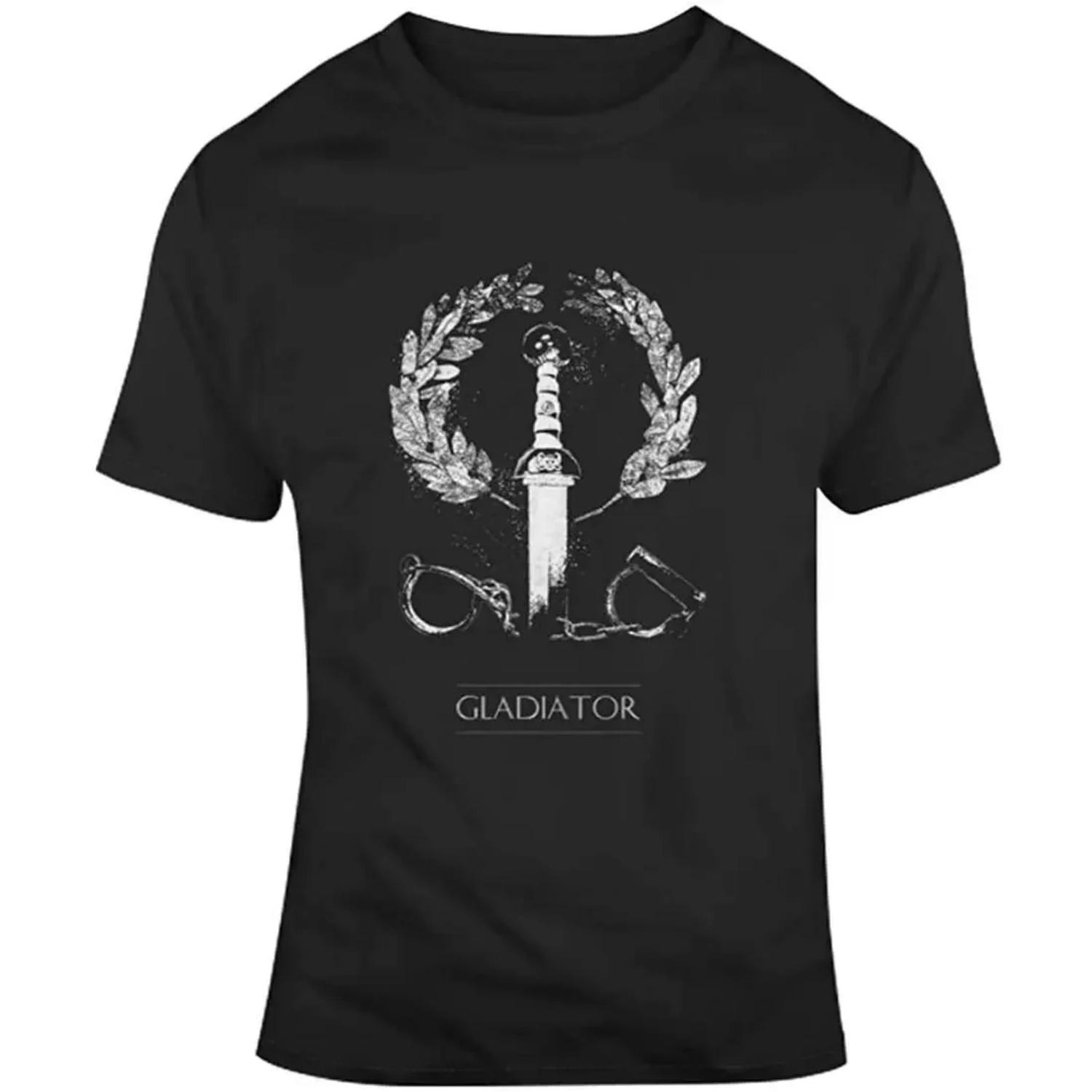 Gladiator Roman Empire Gladiator Movie Russell Crowe T Shirt S чёрный