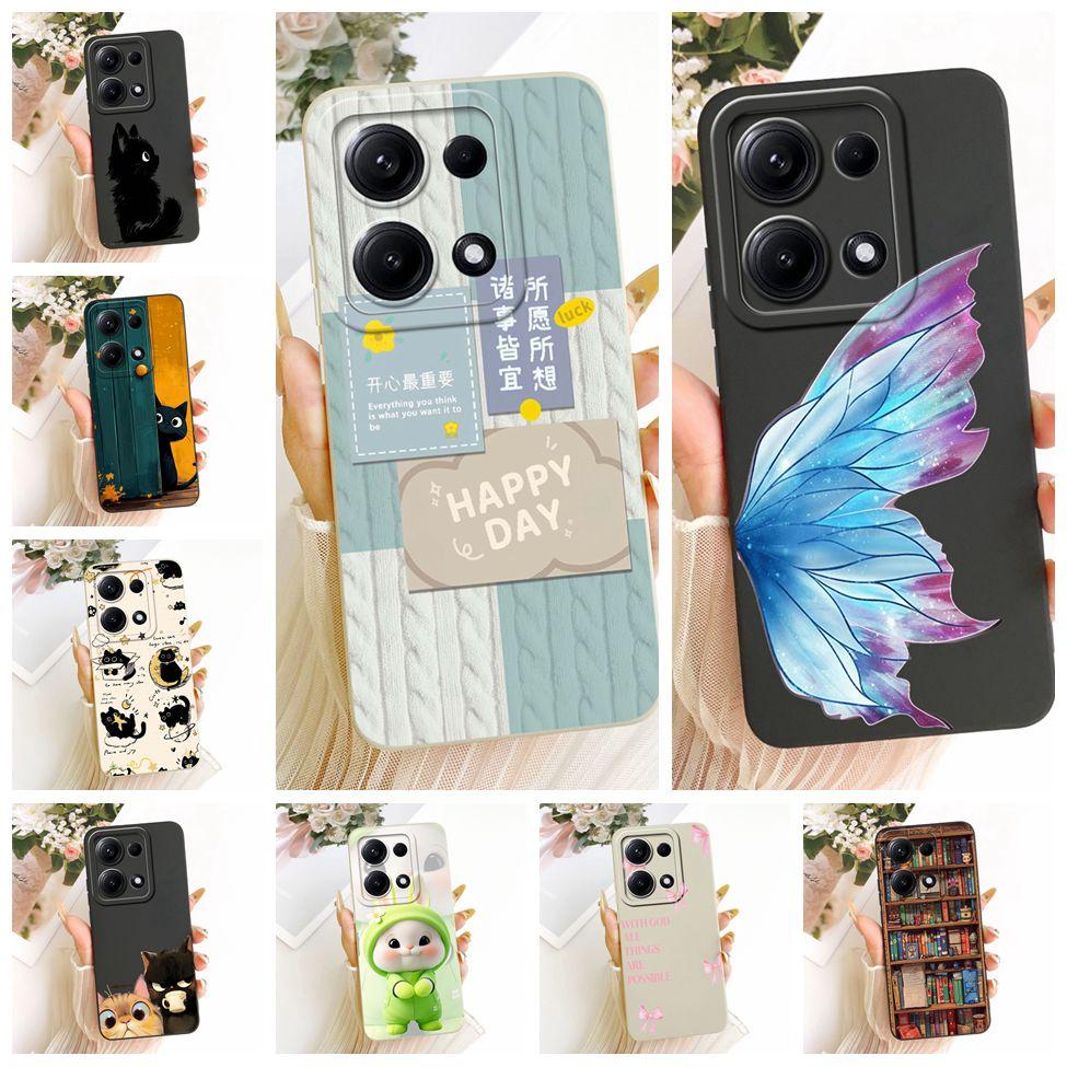 Phone Casing For Redmi Note 14S Cover Fashion Cartoon Cute Funny Painted Silicone Case 2502FRA65G