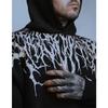 Große Größe Frühling und Herbst neuen Stil Teufelsblut lose beiläufige Kapuzen-Sweatshirt