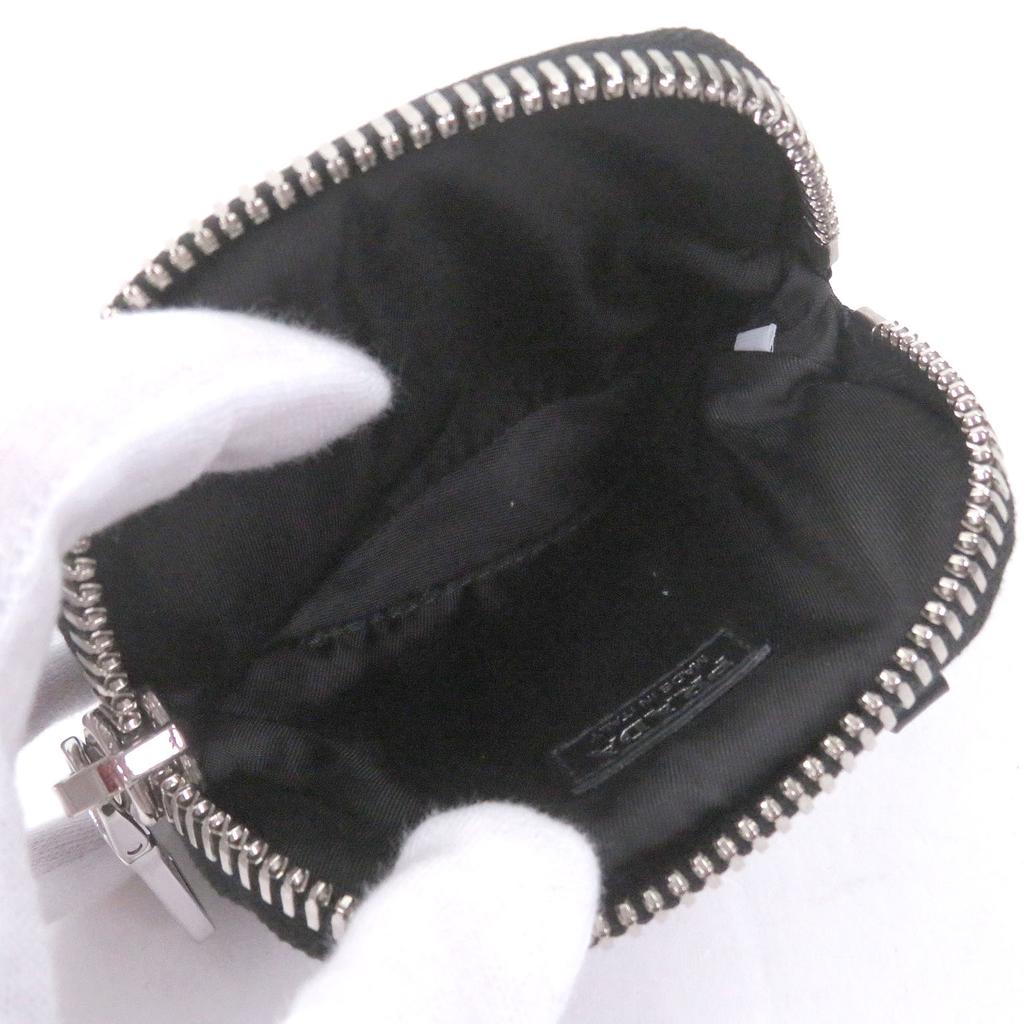 Excellent PRADA Pouch Triangle Logo Triangle Plate Shoulder Mini Cargo Used
