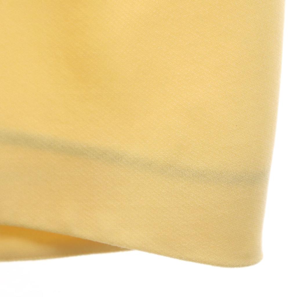 YOKO CHAN made in Japan French sleeve V neck mini dress 36 Yellow Women Used