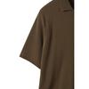 Customellow Brown Soft Half Sleeve Cardigan Cwwam25311brx