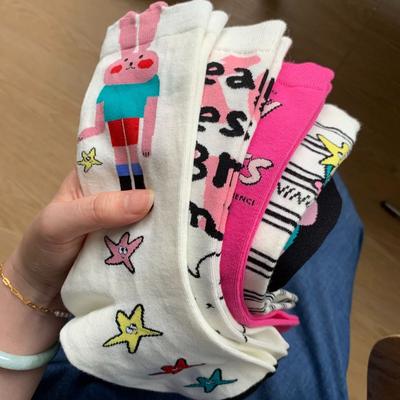 Kuitkousen voor Dames, Trendy JK Meisjes, Schattige Kleine Konijnenpatronen, Cartoon Koppel