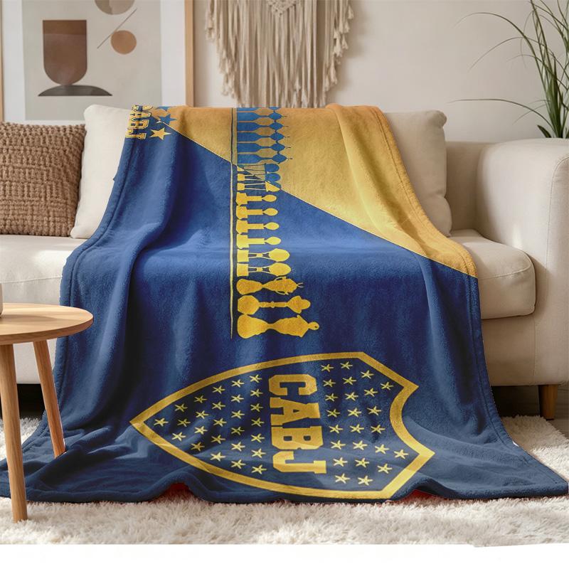 Boca Juniors Soft and Comfortable Flannel Suitable for Sofas Living Rooms Outdoor Camping Travel and Also Makes a Great Anniversary Gif