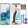 Originaal Dynamic AMOLED materjalist LCD ekraan ja puutepaneel täielik komplekt koos raamiga Galaxy S20 4G SM-G980 jaoks