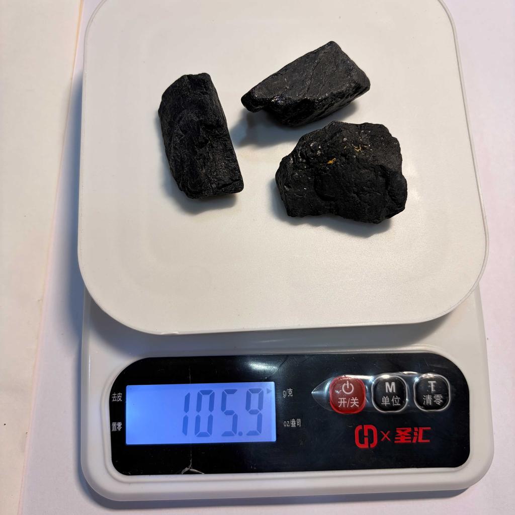 Natural Black Tourmaline Tumbled Chips 100g Irregular Shape 1.5-2.5 inches for Jewelry Making DIY Home Decor Crystal Pieces Bulk