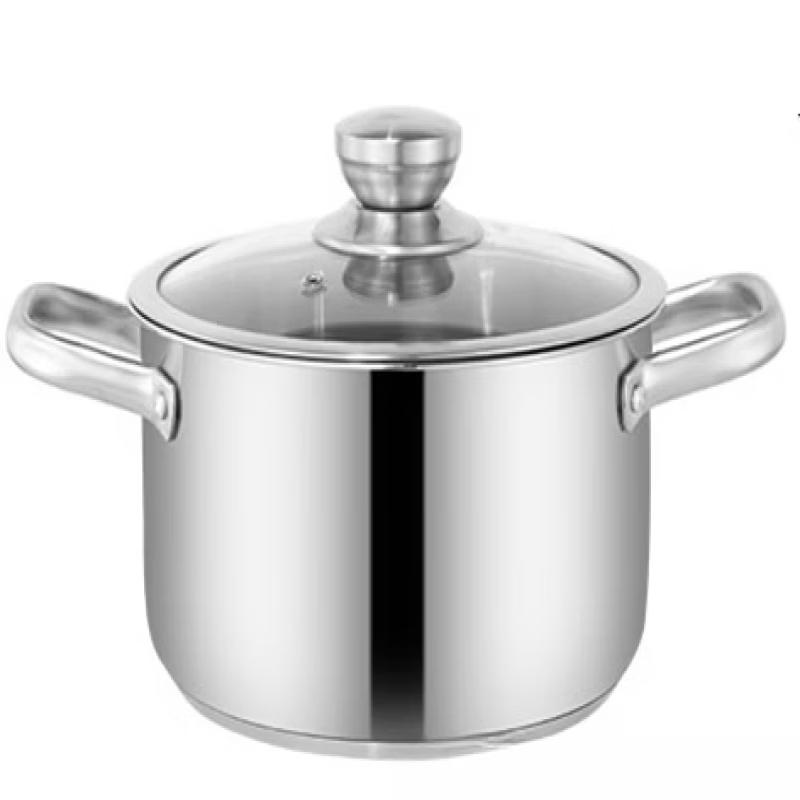ZISIZ 304 Stainless Steel Induction & Gas Soup Pot