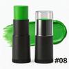 Halloween Bianco Nero Pittura Viso Corpo Lunga Durata Impermeabile Alta Pigmentazione Stick Pittura Viso Fondotinta Crema Cosmetici Trucco