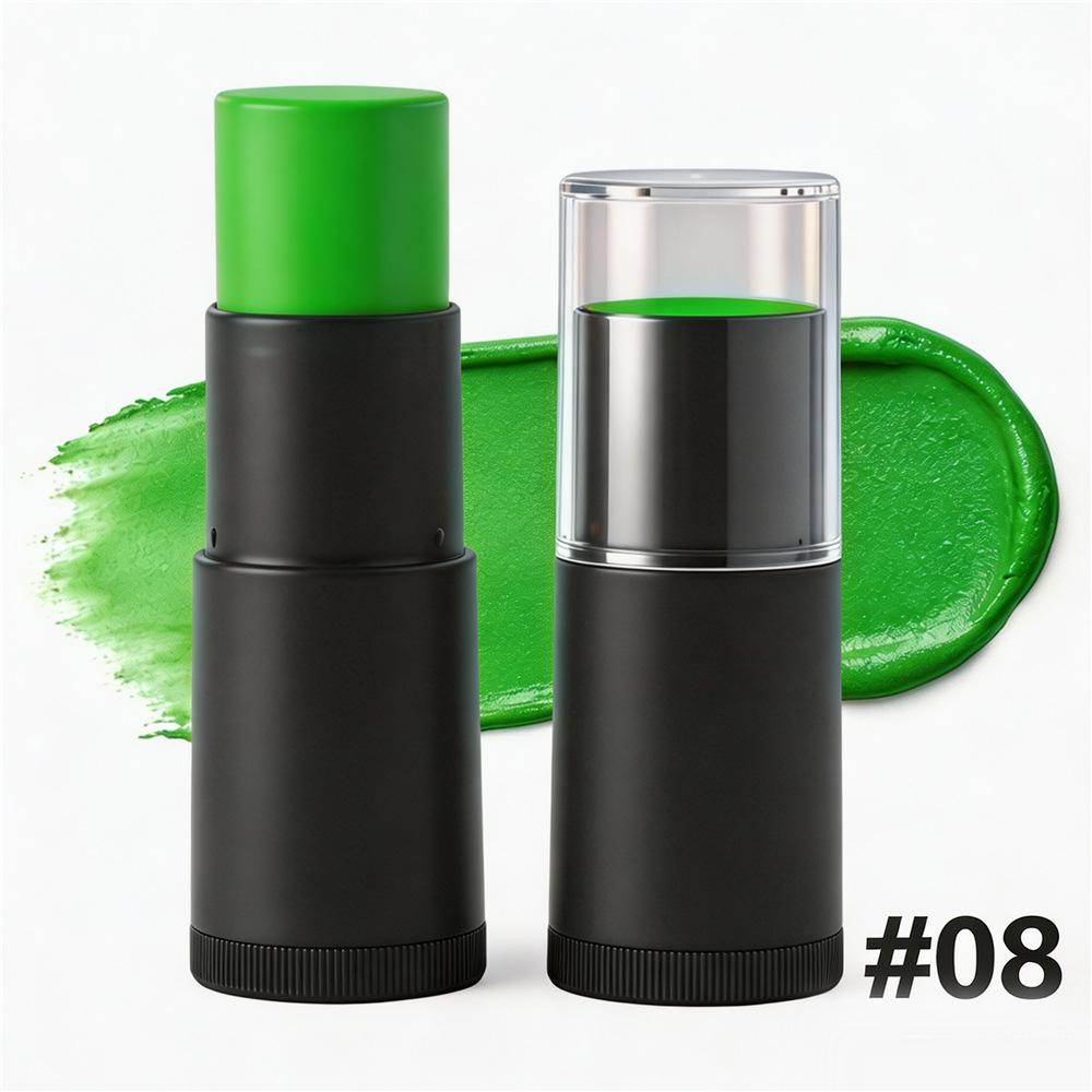 Halloween Bianco Nero Pittura Viso Corpo Lunga Durata Impermeabile Alta Pigmentazione Stick Pittura Viso Fondotinta Crema Cosmetici Trucco