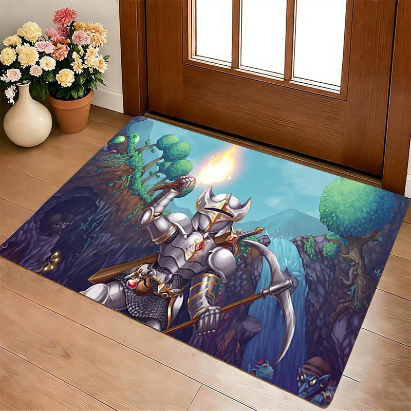 Knight'S Quest Living Room Nonslip Area Rug Soft Carpet For Bedroom Game Playroom Sofa Office Home Decor Doormat Christmas Gift C926286