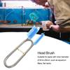 Aquarium Federbürste Edelstahl Doppelseitige Glasbürste Werkzeuge Wandrohrwerkzeug Bürste Kunststoffreinigung Innenreinigung G6Z9