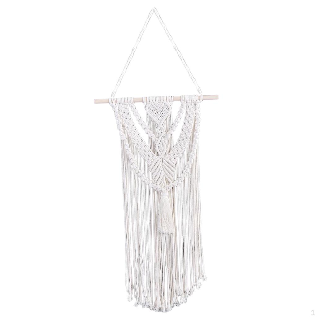 Chic Macrame Wall Hanging Tapestry Boho Woven Knitted Tapestries Home Decoration