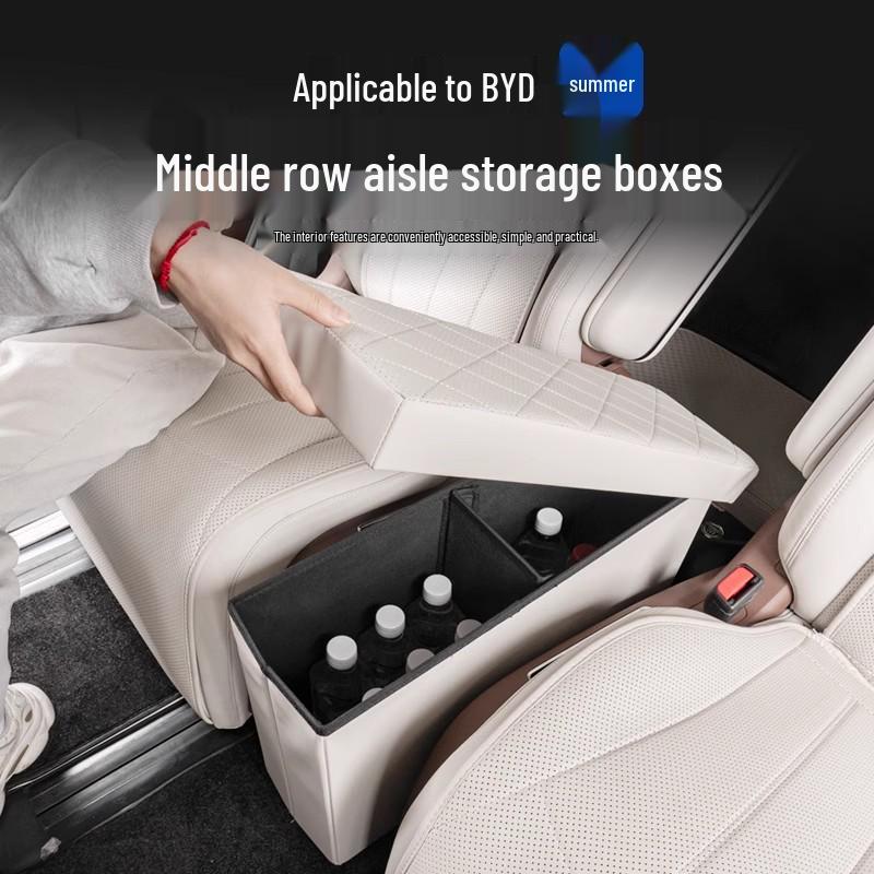 BYD Xia Car Middle Row Aisle Storage Organizer Box