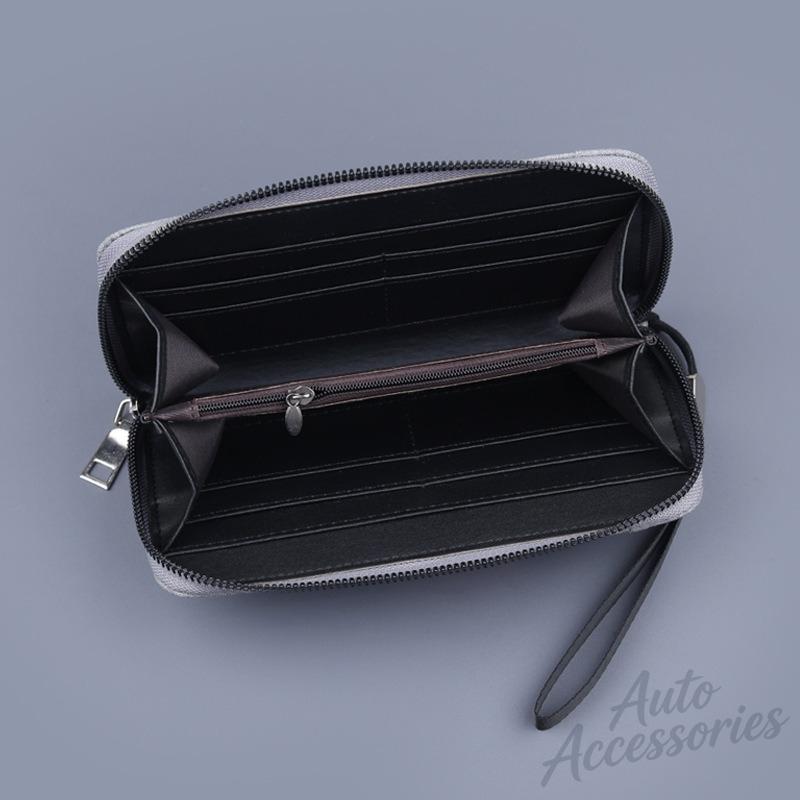 Carteira de Negócios Masculina Bolsa de Mão Porta-Cartão de Crédito Porta-Dinheiro Carteira de Lona Para Ferrari 488 Roma F8 SF90 812 360 FF F430 LaFerrari Amalfi
