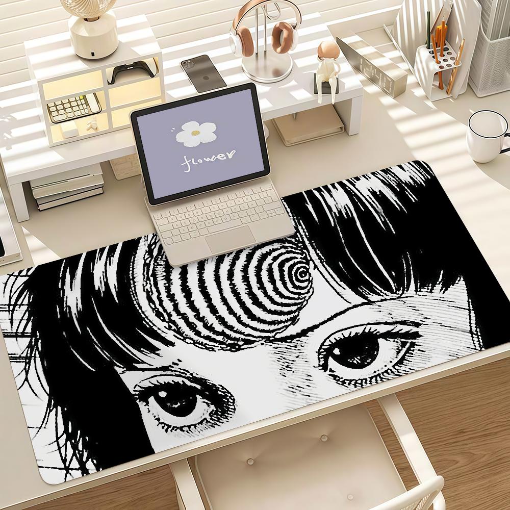 Junji Ito Ttomie Kawakami Mouse Pad Anti Slip Rubber Edge Locked Thickened Laptop Gaming Desk Mat