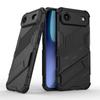 For iPhone 17 Air Case with 2Pcs Tempered Glass WANLONFENG KK Series PC TPU Phone Cover Kickstand Precise Cutouts