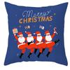 New Christmas Snowman Pillowcase Christmas Illustration Home Cushion Cover