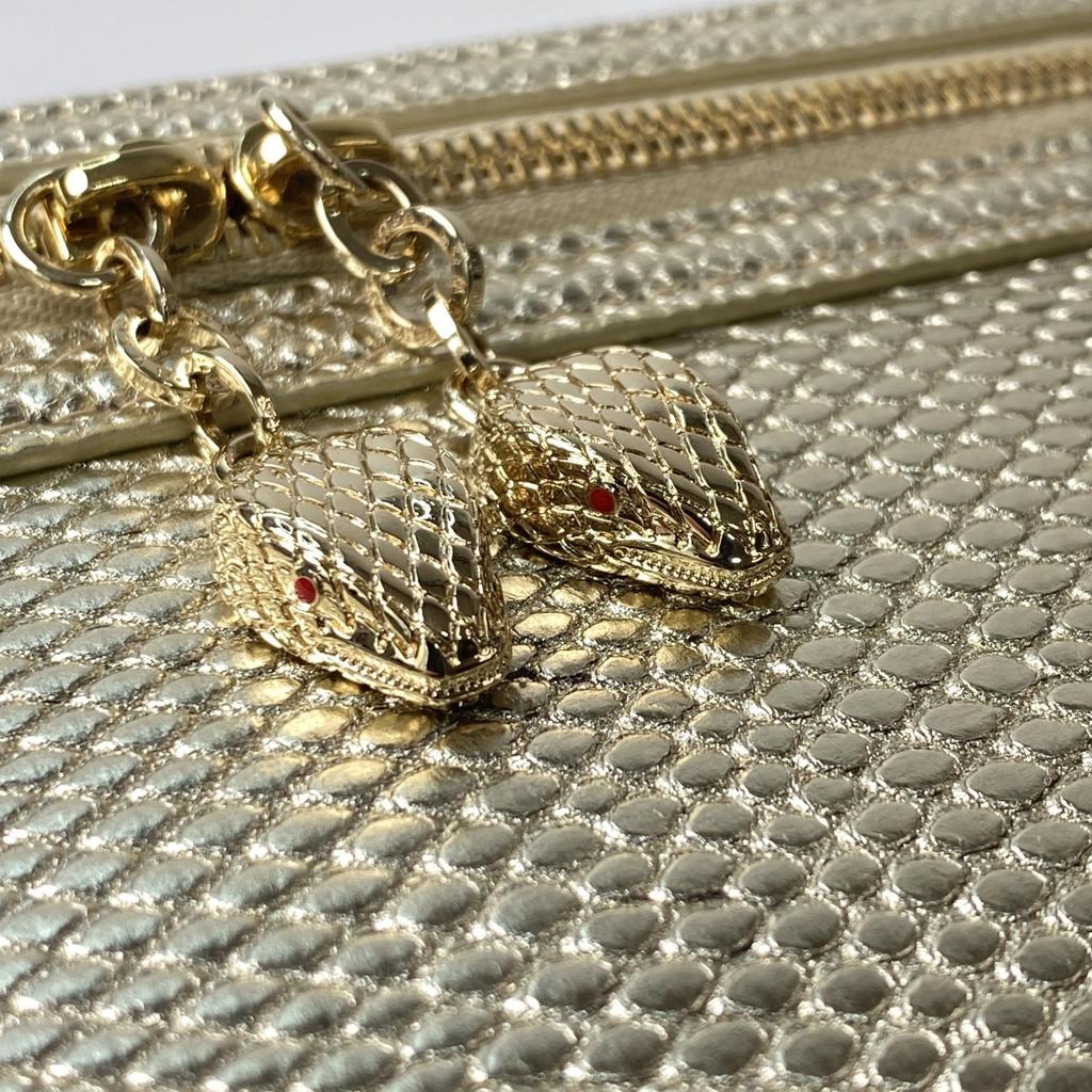 Używana torba na ramię BVLGARI złota skóra Kobiety