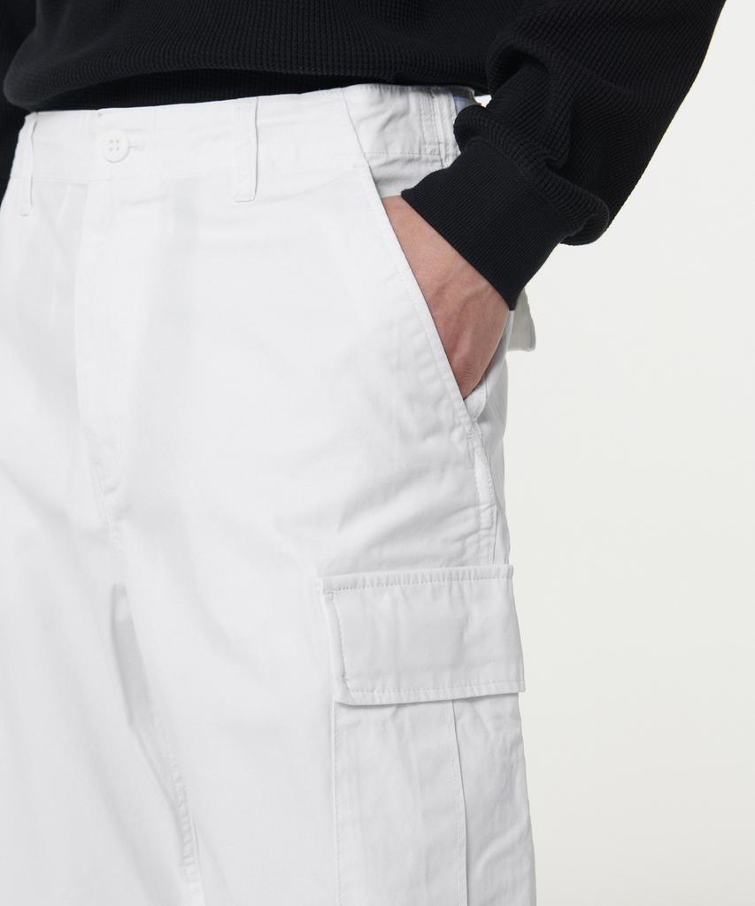 Musinsa Standard Cotton Parachute Cargo Pants [Off-White]