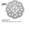 Sturdy Metal Plates for Cups Decorative Coasters Drinks, Heat Resistant Hollow Carved Table Mats Desktop Home Coffee Tea Cups, Modern Decor