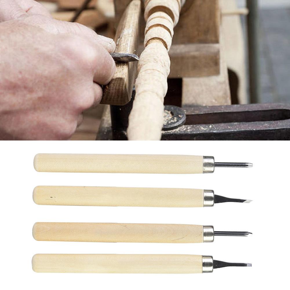 Wood Carving Knife Woodcut Knife Wood Carving Tools For Rubber Stamp Four Piece Set(No.1 Suit)