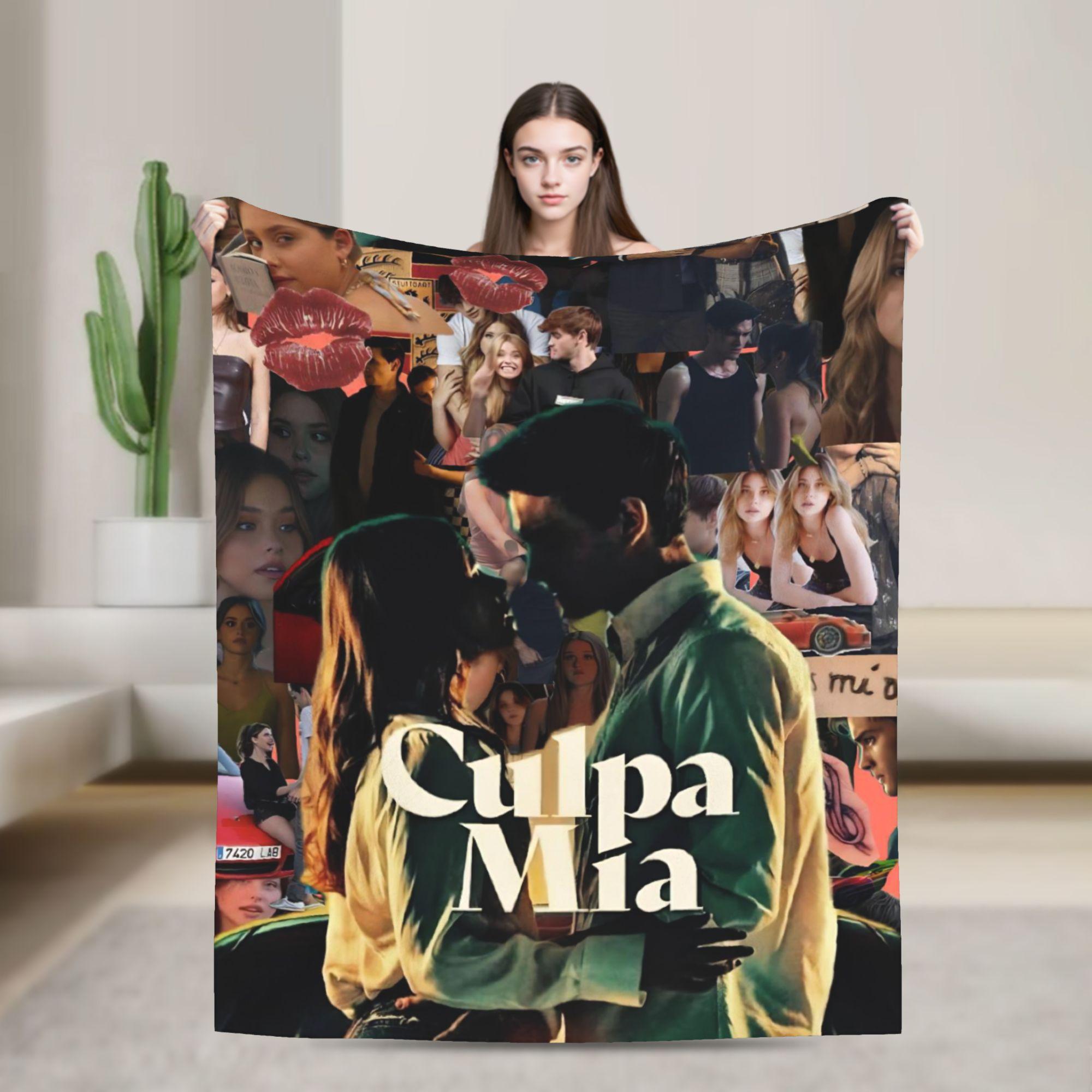 

Film Culpa Mia Blanket Warm Print Plush Throw Blanket For Outdoor Decorative Flannel Bedspread Bed Cover 30x40in