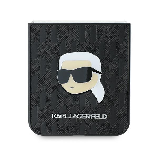 Karl Lagerfeld Klhczf6Pgkskihk Z Flip6 F741Czarny/Black Saffiano Monogram