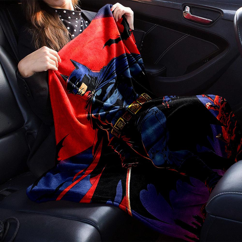 1pc Batman, Full Moon Flannel Blanket Soft Warm Throw for Home, Office, Travel, All-Season Cozy Bedding GiftL1038