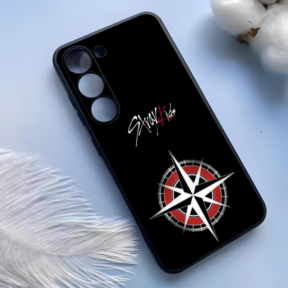 Funda de Teléfono de Moda Kpop S-Stray-Kids Para Samsung S25 Ultra S24 S23 S22 S21 S20 Plus Fe Galaxy A54 A53 A34 A25 Cubierta de Silicona