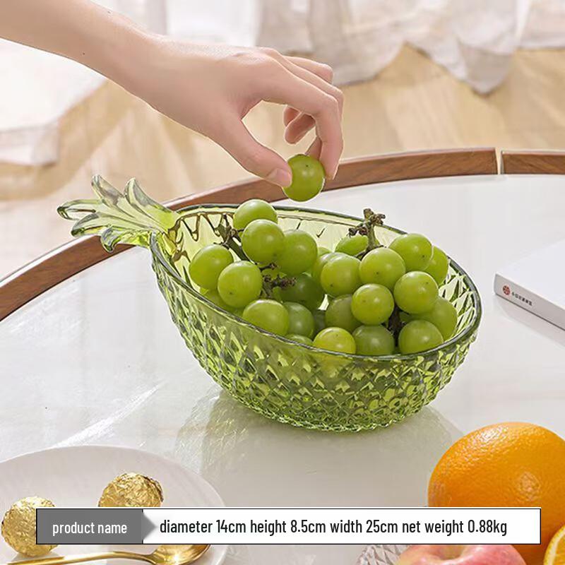 Флавинмци Европейский стиль Зеленая стеклянная фруктовница