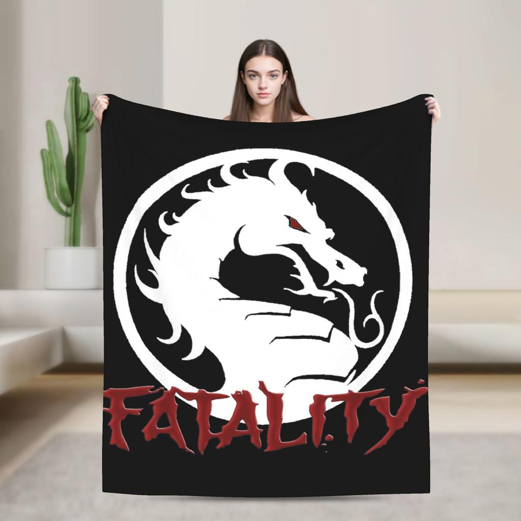 Mortal Kombat II Blanket Fleece Awesome Soft Throw Blanket for Chair Covering Sofa Spring/Autumn