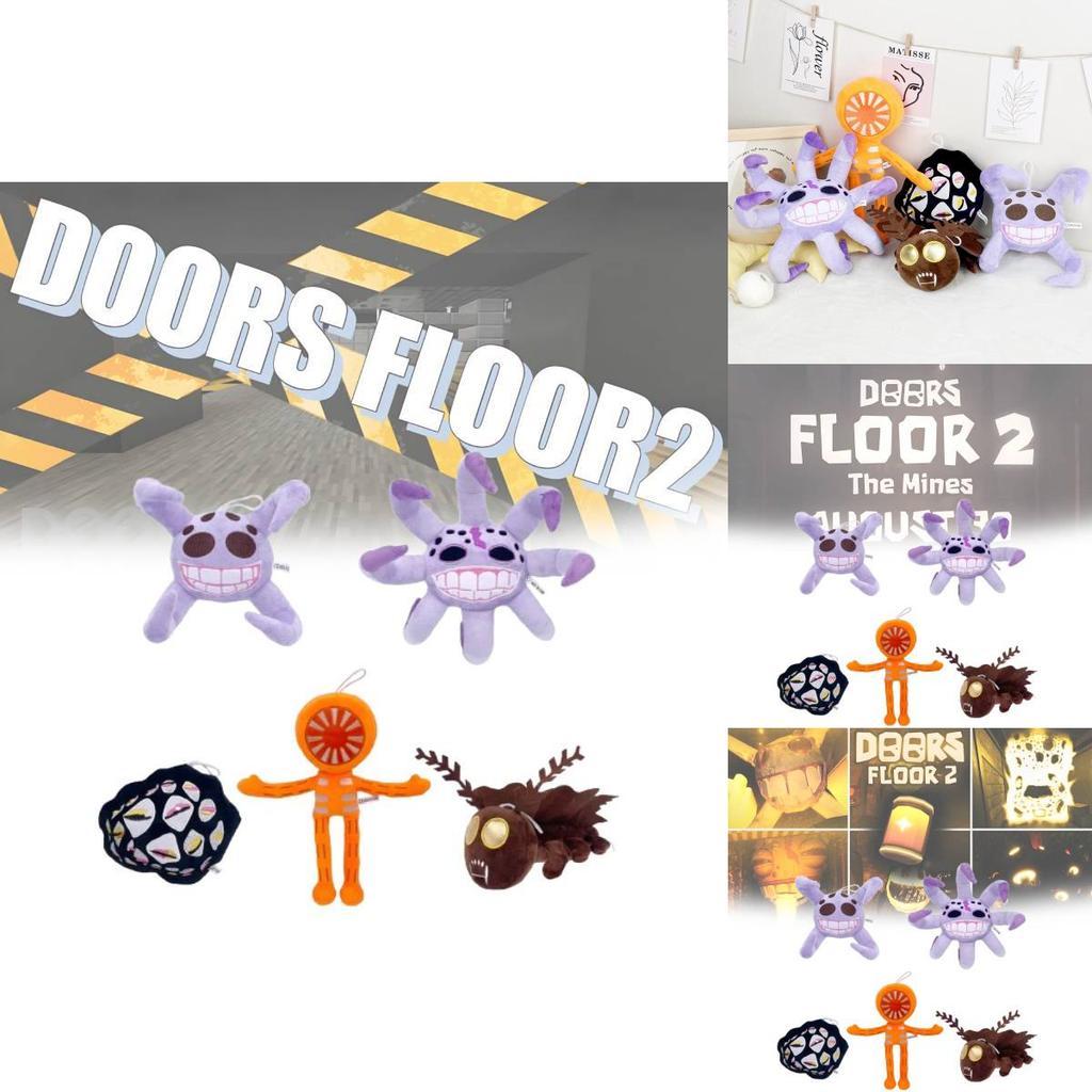 Adorable Doors Floor2 Moth Plush Toy For Gaming Enthusiasts Soft And Colorful