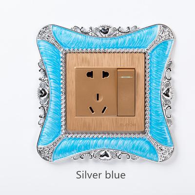 1Pcs Colorful Dust-proof Switch Stickers Decorative Stickers Wall Switch Protection Decorative Switch Dust Cover