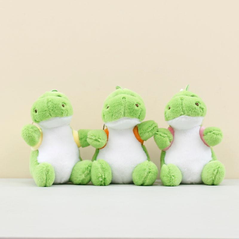 Uroczy Owocowy Dinozaur Pluszowy Wisiorek do Plecaka Miękki Brelok Zabawka Kolekcjonerska Lalka