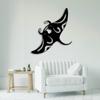 Manta Ray Metal Wall Art, Modern Ocean Sculpture Home Decor