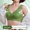 Tragbarer Damen-BH mit Frontverschluss, geprägtem Jacquard, Push-Up und ohne Bügel