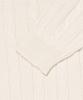 OTHERFITS Cable Henley Neck Overknit (Ivory)