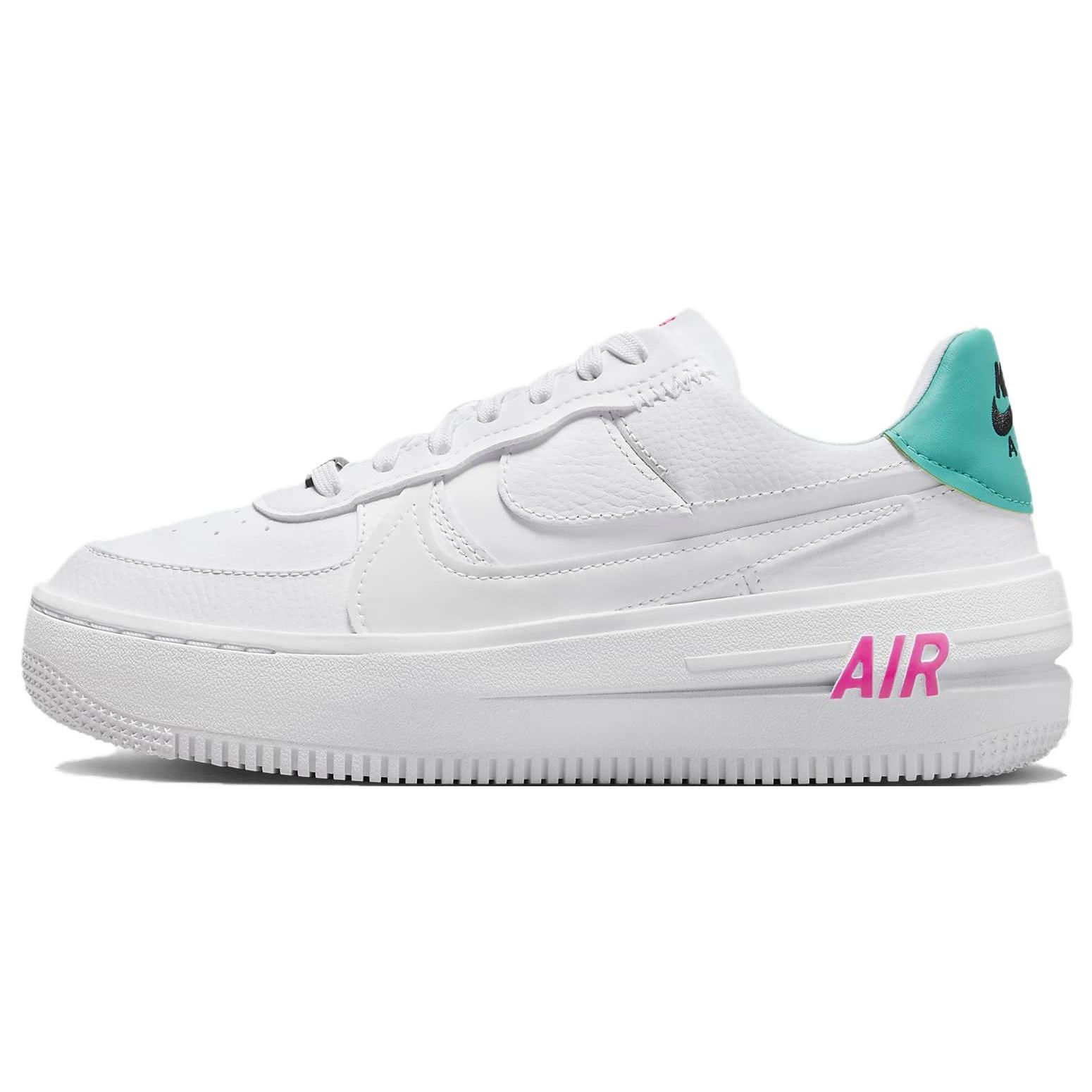 

Новые женские Nike Air Force 1 PLT.AF.ORM Белый Нефрит Розовый FN7180-100 40