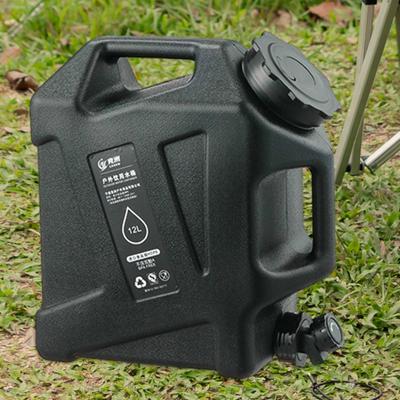 12L Water Container, Bucket with Faucet Large Tank, Storage Jug, Carrier for