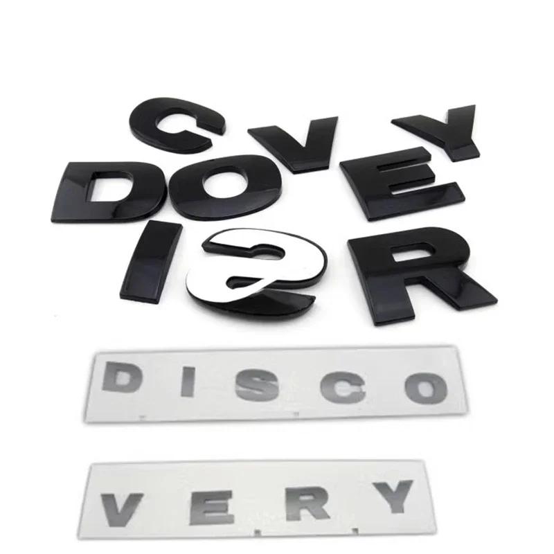 3D ABS Letters Logo Car Front Hood Badge Bonnet Sticker Land Rover Discovery Sports Emblem Discovery 4 3 5 2 TD5 Accessories