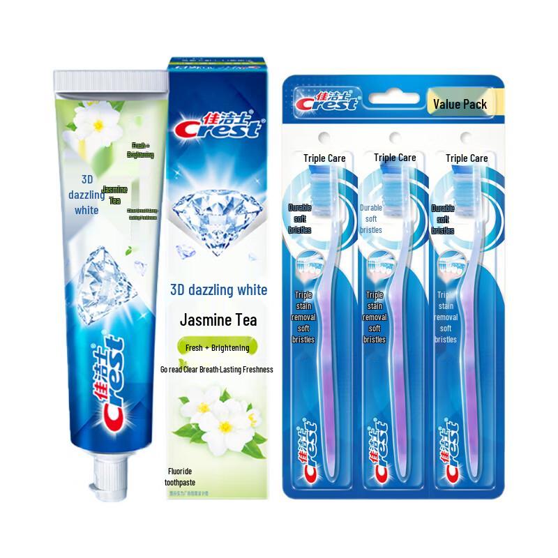 

Crest 3D White Jasmine Tea Toothpaste & Toothbrush Pack