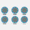 Large 3D Ethnic Style Silicone Heat-Resistant Placemat & Coaster Set